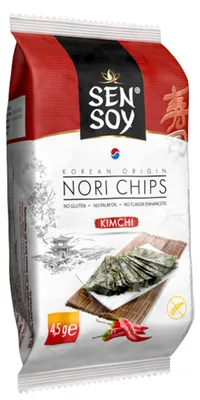 CHIPSY NORI KIMCHI BEZGLUTENOWE 4,5 g - SEN SOY