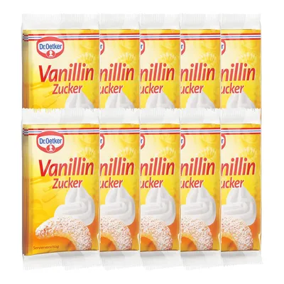 Obrázek produktu pro Dr. Oetker Vanilinový cukr 5 x 8g rafinuje dezerty 40g balení po 10 ks