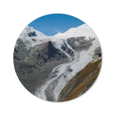Produktbild von MuchoWow® Mauspad Mousepad Die Straße in den österreichischen Alpen an der Großglockner Hochalpenstraße 40x40 cm - Mousepads - Maus Mat - Pad - Mausunterlage - Schreibtisch Accessoires