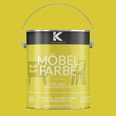 Produktbild von Kenzopaints 2,5Liter Möbelfarbe Möbellack - Limettenstrahl von Sizilien
