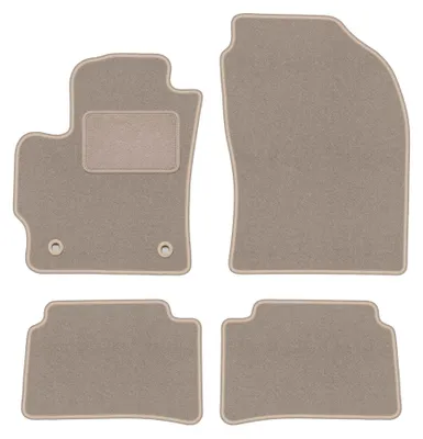 Immagine prodotto di Tappetini in moquette per Toyota Corolla E21 2019- (hatchback) – set 4 pezzi, beige, su misura – Wielganizator LUX