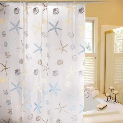 Produktbild von Famanu Duschvorhang – 180 x 180 cm – Wasserdicht