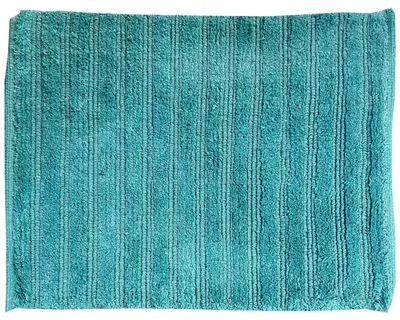 Imagen del producto de Alfombra baño algodón azul turquesa 50X80 Sauna [7452000-1]