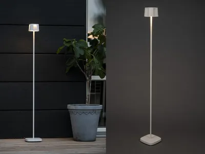 Produktbild von KONSTSMIDE Nice Akku Stehleuchte IP54 weiss dimmbar 2700/3000K