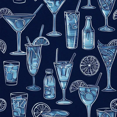 Image de OUTDOOR DECOSTOFFE OXFORD - Motif de cocktail | DX8795