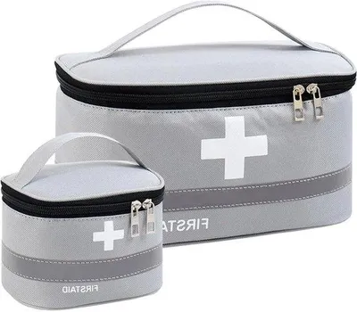 Produktbild von Medizinschachtel Reiseapotheke Tasche Große Kapazität wasserdichter Notfalltasche