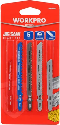 Immagine prodotto di Lama per sega Workpro legno metallo 5 pezzi