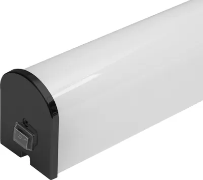 Obrázok produktu pre Kúpeľňové nástenné svietidlo nad zrkadlo LED 15W neutrálnej farby čierne podlhovasté 60 cm IP44 ALEX Polux