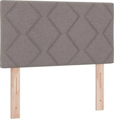 Image de Tête de lit taupe 80 cm en tissu vidaXL