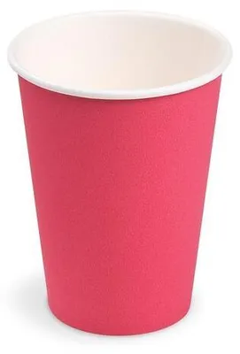 Produktbild von 40x Getränkebecher Party/Pappbecher fuchsia 240ml Ø 74mm