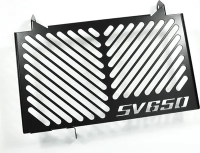Obrázek produktu pro Kryt chladiče ZIEGER kompatibilní s logem Suzuki SV 650 černý
