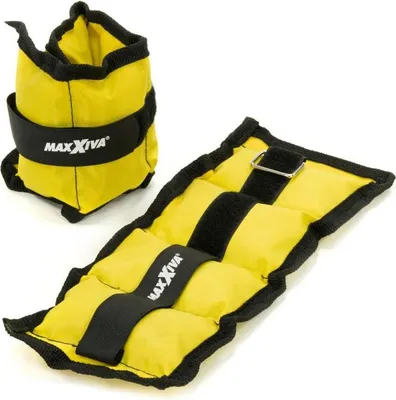 Zdjęcie produktu dla MAXXIVA Mankiety obciążające, 2 x 0,5 kg, żółte