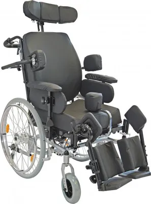 Produktbild von Multifunktionsrollstuhl TMM TB 41-46Sitzbreite 41-46cm, Trommelbremse, Farbe silber