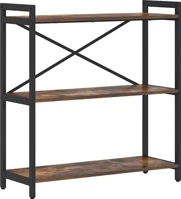 Obrázok produktu pre vidaXL Knižnica z údeného dubu 80 x 30 x 85 cm Drevený kompozit