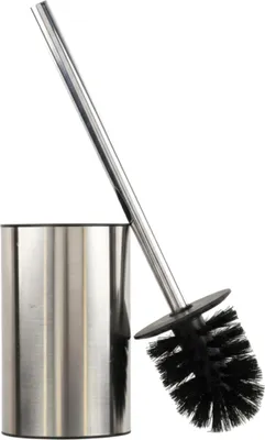 Obrázek produktu pro Toaletní kartáč stojící nerezová ocel H 37 cm stříbrná