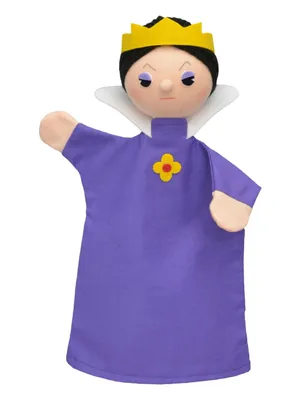 Obrázek produktu pro Ruční maňásek královna 26 cm Pestrobarevné, 22877A