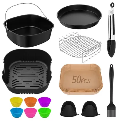Airfryer-Zubehör 15-tlg. für Philips XXL, Ninja, Cosori
