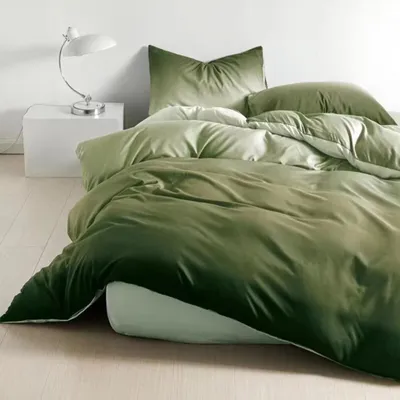 Productafbeelding van Beddengoedset met Groene Bossen, Dekbedovertrek 155 x 220 cm