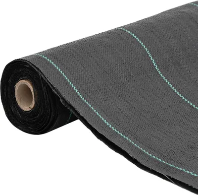 Produktbild von vidaXL Unkrautvlies Schwarz 1,5x100 m PP
