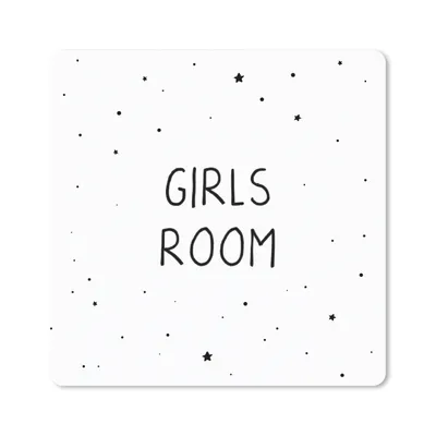 Produktbild von MuchoWow® Mauspad Mousepad Zitate - Mädchenzimmer - Mädchen - Kind - Sprichwörter 20x20 cm - Mousepads - Maus Mat - Pad - Mausunterlage - Desk Mat - Bureauartikeln
