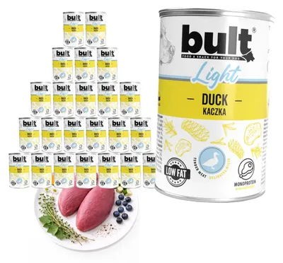 Produktbild von Bult | Bult Light Nassfutter - 24x400g - Ente - Reduzierter Fettgehalt - Hundefutter