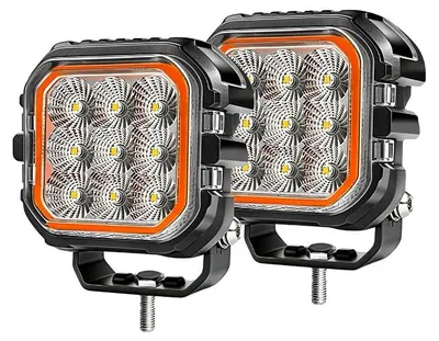 Obrázok produktu pre LED reflektor, vodotesný, široká kompatibilita, 2 kusy, 10 cm x 10 cm