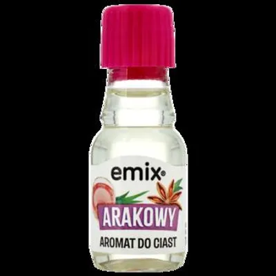 Zdjęcie produktu dla Aromat spożywczy do ciast, tortów, kremów arakowy emix 10 ml