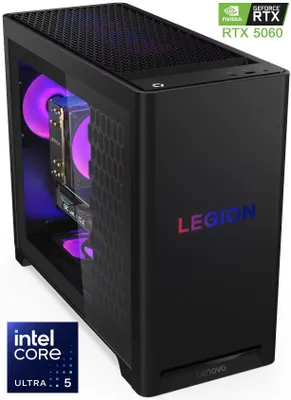 Zdjęcie produktu dla Lenovo Legion T5 30IAS10 Ultra 5 225 32GB SSD1TB GeForce RTX 5060 8GB NoOS 90YA006DPL