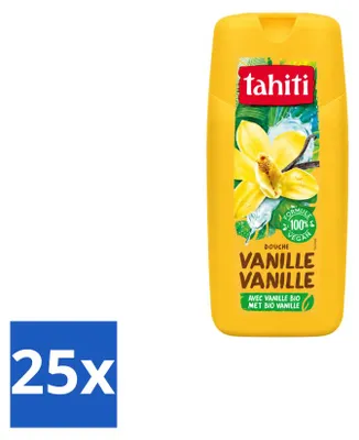 Obrázok produktu pre 25 kusov gélu na sprchovanie Tahiti, vanilková vôňa, objem 300 ml – výhodný balík