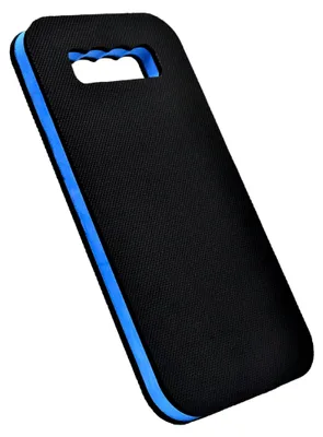 Produktbild von Kniepolster aus Schaumstoff für Gartenarbeit und Sport, Schwarz Blau