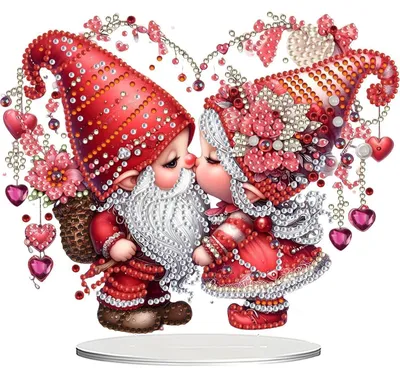 Image de Kit de décoration de table "Lapin de Pâques" en strass, idéal pour les bureaux, à décorer soi-même