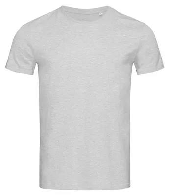 Produktbild von Herren-T-Shirt, Kurzarm - Stedman LUKE C-NECK - grey heather - Größe S