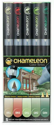 Produktbild von Chameleon Nature Tones Schattierungsmarker Nature Tones 5 Stck