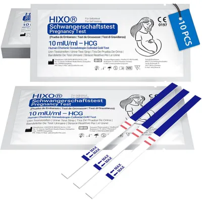 Produktbild von HIXO 10x Schwangerschaftstest Ultrafrüh 10 mIU/ml (HCG)