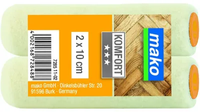 Image de rouleau de remplacement du vitrificateur mako Velour KOMFORT 10cm - 728511-02