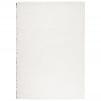 Produktbild von vidaXL Teppich Shaggy Hochflor Modern Creme 120x170 cm