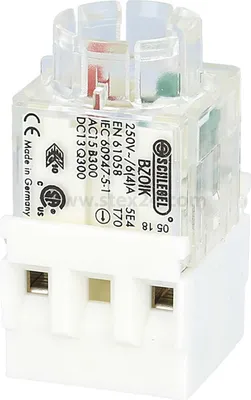 Produktbild von Georg Schlegel Tastkontaktgeber, 1Ö + 1S Kontaktgeber BZ_K Schraubanschluss, Querschnitt 0,34mm² - 2,5mm² - 1 Stück