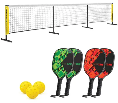 Produktbild von Baseline Pickleball-Set für 4 Spieler mit Netz