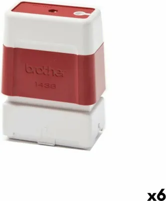 Produktbild von Brother PR1438R6P, 14 x 38 mm, Rot, 70 mm, 87 mm, 140 mm, 49 g