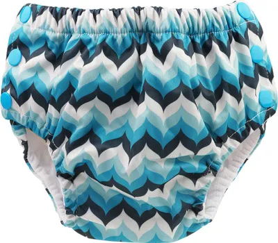 Produktbild von Blümchen Schwimmwindel Badewindel Wave BabyBadehose M 5-10 kg
