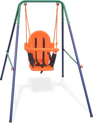 Produktbild von Kleinkinder-Schaukelset mit Sicherheitsgeschirr Orange