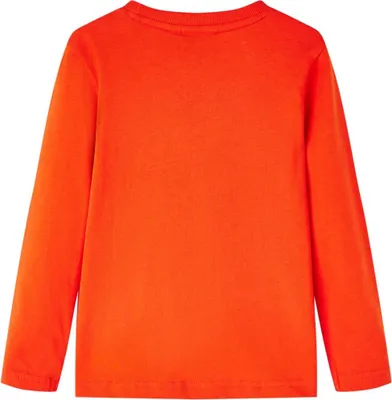Produktbild von vidaXL Kinder-Langarmshirt Hellorange 128