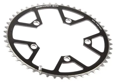 Image de Gebhardt plateau, 47 dents, 110 mm, 5 bras, noir