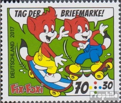Produktbild von Briefmarken BRD (BR.Deutschland) 2017 Mi 3331 (kompl.Ausg.) postfrisch Comicfüchse