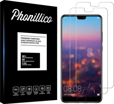 Immagine prodotto di Vetro temperato per Huawei P20 [2 pezzi] Pellicola protettiva antigraffio resistente Phonillico®