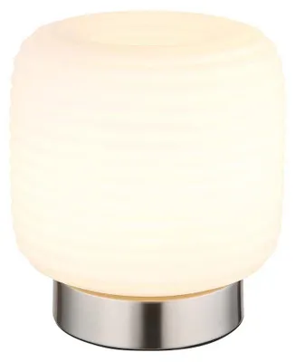 Produktbild von LED Tischleuchte KLADORA, Gold, Nickel, Glas, H 21,5 cm