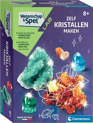 Obrázok produktu pre Vedecké hračky Clementoni - Vyrobte si vlastné kryštály - STEM experiment