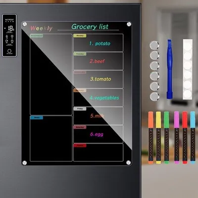 Produktbild von Famanu Wochenplaner Magnetisch - Kratzfreies Acryl-Tafel
