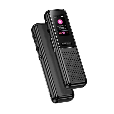 Produktbild von 64GB Digitales Diktiergerät, Digitales sprachgesteuertes Aufnahmegerät, One-Touch-Aufnahme, mit Wiedergabe für Vorträge, Klassen, Interviews