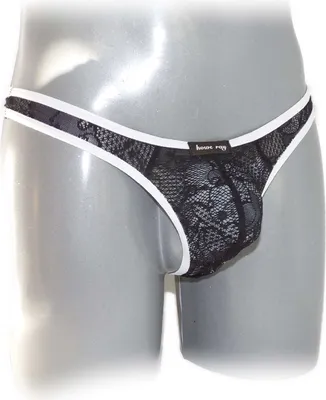 Produktbild von Spitzen-Tanga Transparent Durchsichtig Atmungsaktiver String
